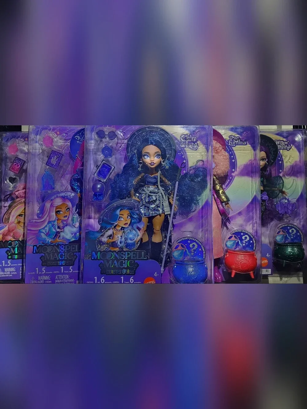 Monster High Moonspell Magic Complete Set